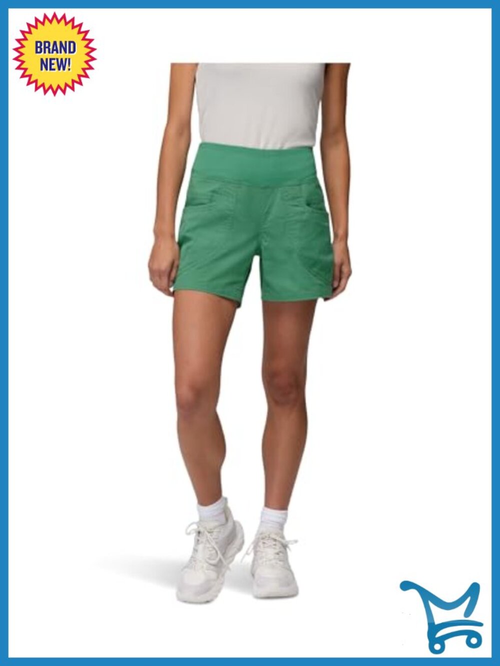 Women's Kanab Hiking Shorts Organic Cotton Pull On 5 Inseam Outdoor